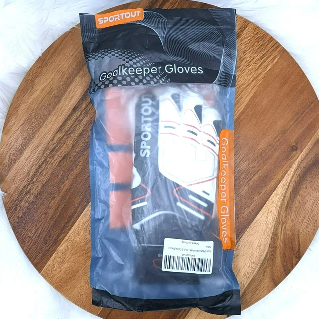 Sportout New Open Pack Youth Adult Goalie Goalkeeper Gloves Strong Grip Size 6