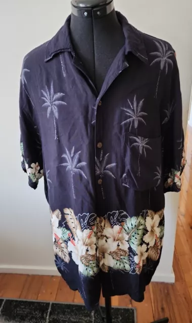 Vintage Sundrenched Hawaiian  Button Up Shirt Size Mens M