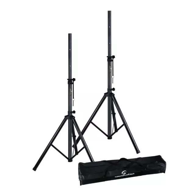 SOUNDSATION SPST-SET70-BK coppia supporti regolabili per casse diffusori + borsa