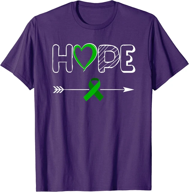 Hope Green Ribbon Brain Injury Awareness Tee Unisex T-Shirt