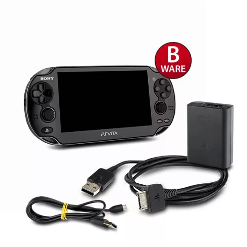 Ps Vita Console Wifi Pch-1004 Noir Avec Usb-Connecteur #53B