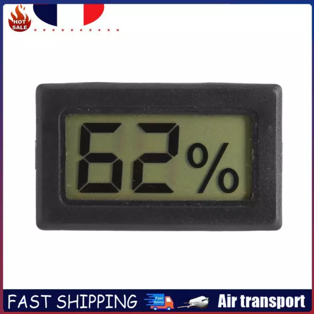 LCD Display Mini Sensor Fish Tank Electronic Digital Hygrometer Thermometer FR