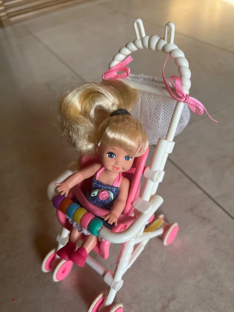 1995 STROLLIN' FUN Barbie Puppe & Kelly mit Kinderwagen / Mattel 13742,  NrfB EUR 88,37 - PicClick DE