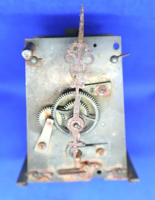 ANCIEN VINTAGE Mouvement Pendule Horloge à Barillet UHRWERK Clock Movement