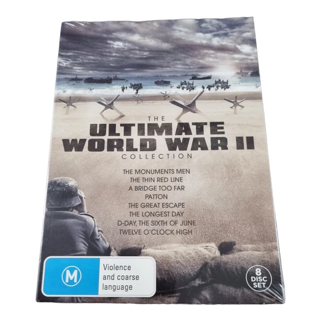 The Ultimate World War 2 Collection PAL Region 4 DVD Set 8 Discs - New Sealed