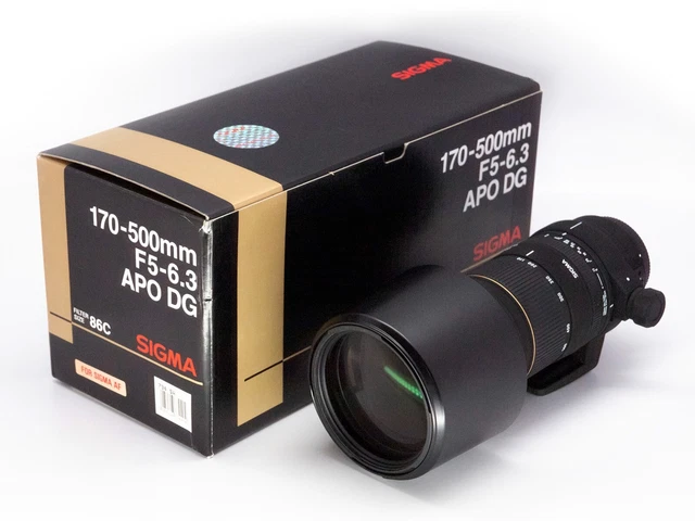 Sigma APO 170-500 mm F5-6.3 DG, Sigma SA, neuw., OVP, kein Fungus, keine Kratzer