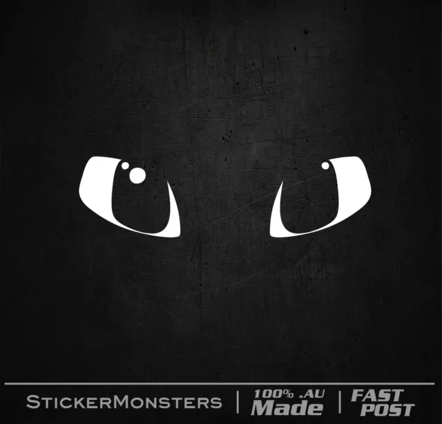 Night Fury Eyes (How to Train Your Dragon) - Night Fury Eyes - Sticker
