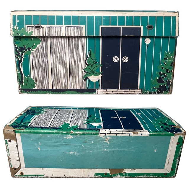VINTAGE 1962 ORIGINAL Barbie Dream House Cardboard Doll Play House 75.