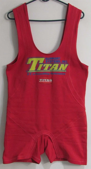 Titan Centurion NXG Super Plus Squat Suit 40 Red R/S (LU) Discontinued Color!