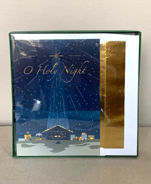 Masterpiece Studios Holiday & Christmas 16 Greeting Cards w Envelop O Holy Night