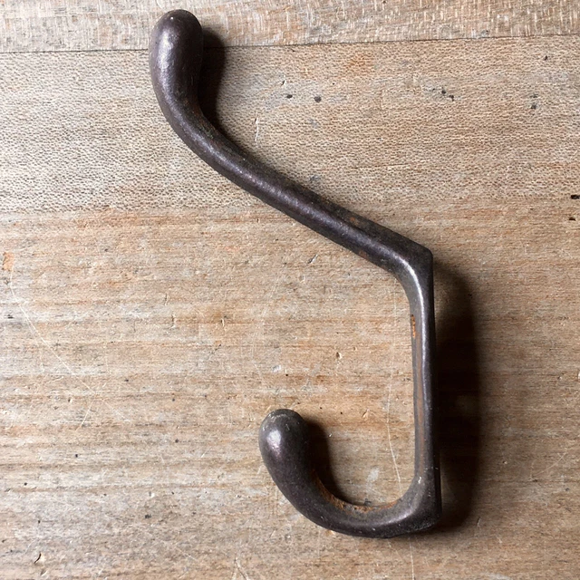 Antique Double Coat Hook Victorian Original Reclaimed Vintage Old c.1900’s