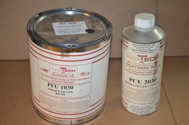 NEW Old Stock Air Tech Coatings AEROSPACE AIRCRAFT Primer Filler PFU1030/PCU2030