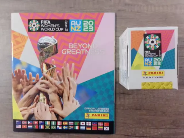 Panini - FIFA WOMEN'S WORLD CUP 2023 - ALBUM VIDE & NEUF + 1 BOITE 36 POCHETTES