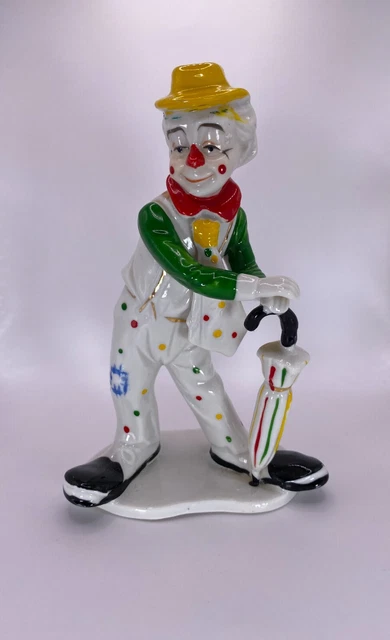 Clown automate vintage rouge collection decoration cirque jouet retro - Jeux & Jouets