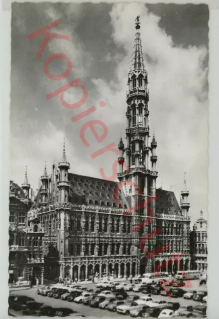 Alte Ansichtskarte Belgien, postalisch ungelaufen, Brüssel, Rathaus