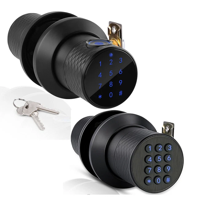 Smart Digital Code Fingerprint Door Lock Electronic Keyless Door Lock Safety UK