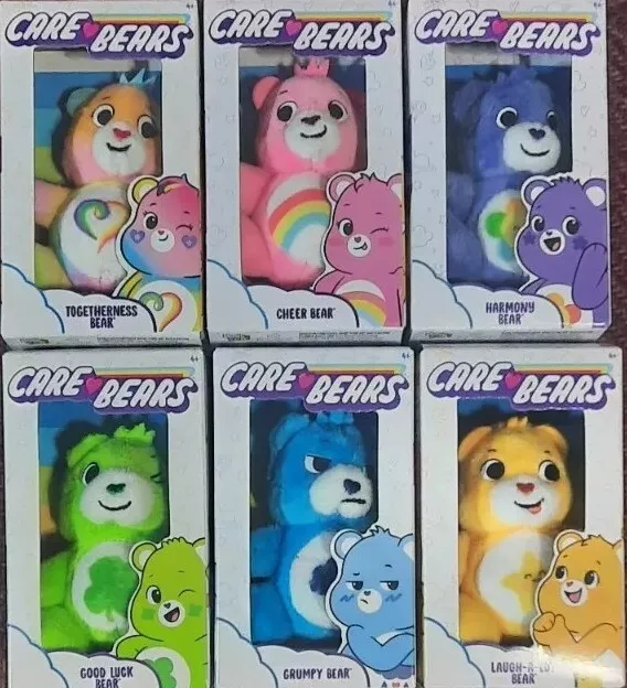 Care Bears Collection Care Bears Micro Plush Bear Mini Plush Complete Set of 6