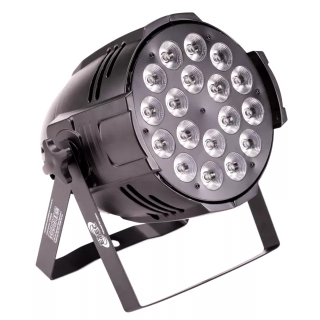 ETEC LED PAR 64 18x12W RGBWA 5in1 Scheinwerfer Floorspot Event Strahler Show