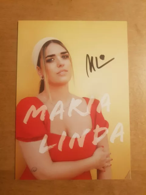 *Neu* Autogrammkarte von Maria Linda