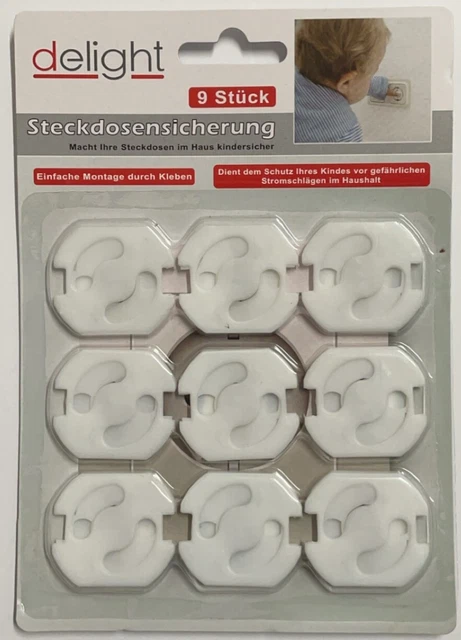Steckdosenschutz Steckdosensicherung Kindersicherung Steckdose Drehmechanik