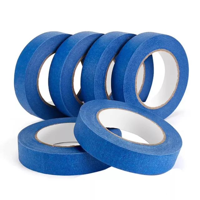 Painters Tape - 6 Pack x 1 Inch x 55 Yards, Crepe  ing Tape, Paint3593