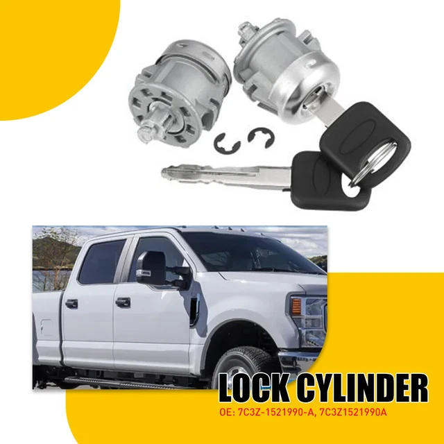 Front Door Lock Cylinder Kit For Lincoln Navigator Blackwood Mark LT Mercury