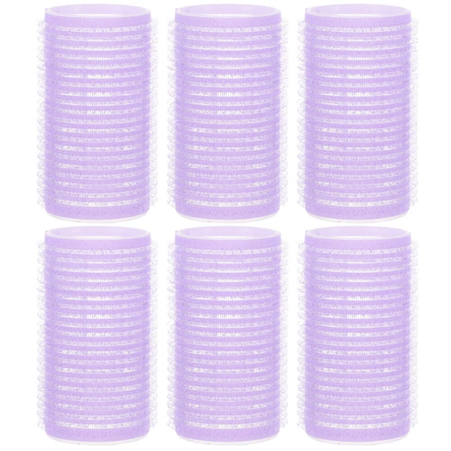 6 PCS KOREAN Hair Roller Rollers Short Self Adhesive Shortwave Made £4.