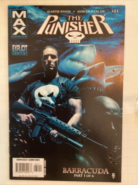 The Punisher 31 - Max Comics - Garth Ennis - 1st Barracuda VF/NM