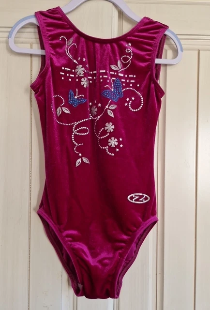 Girls Z Gymnastics Leotard Size 30"
