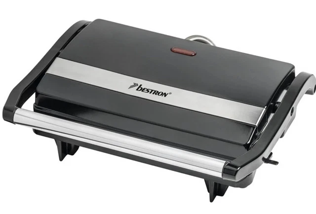 Bestron Paninigrill APM123Z, Kontaktgrill, schwarz