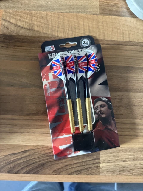 22G ERIC BRISTOW cocked finger darts set £76.20 - PicClick UK