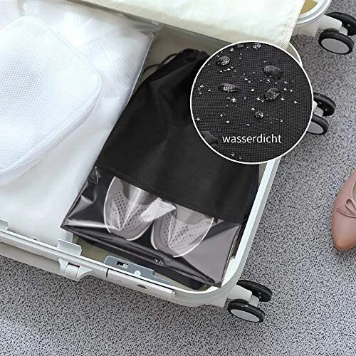 10 Stück Schuhe Tasche Vlies Reise Aufbewahrungsbeutel Kordelzug Staubbeutel 17