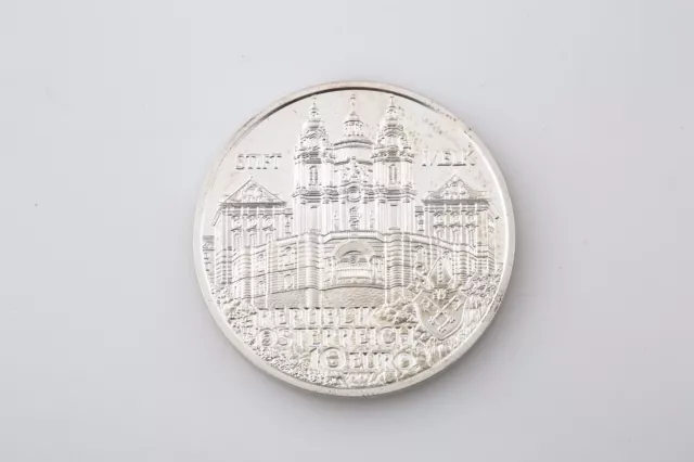 2007 Autriche 10 Euro 925 Preuve Commémoratif Pièce de Monnaie Abby De Melk 3