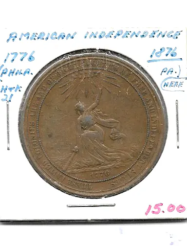 So-Called $ AMERICAN INDEPENDENCE 1776 1876 HK21