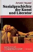 Sozialgeschichte der Kunst und Literatur von Hauser, Arnold | Buch | Zustand gut