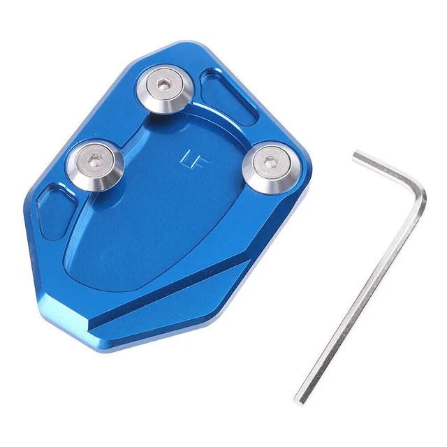 Kickstand Seitenständer Verlängerungsplatte Pad für LIFAN KPR150 Aluminium Blau