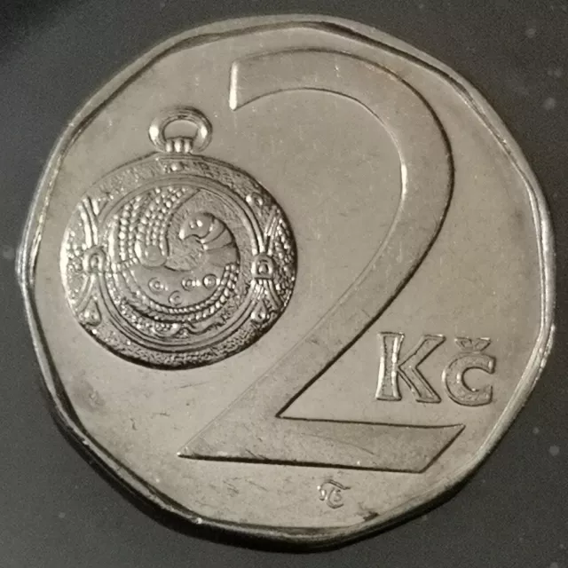 Monnaie  République tchèque - 1993 - 2 korun