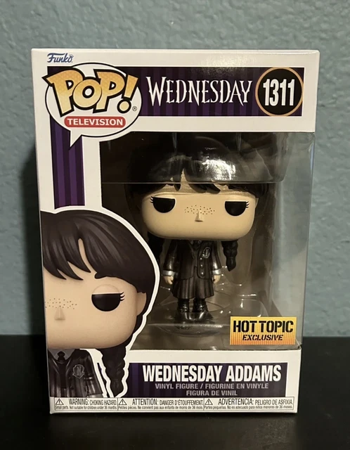 Wednesday Addams netflix funko pop hot topic exclusive metallic #