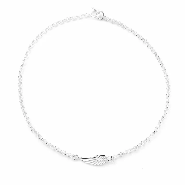 Anklet Sterling Silver 925 Rolo Link Chain & Component