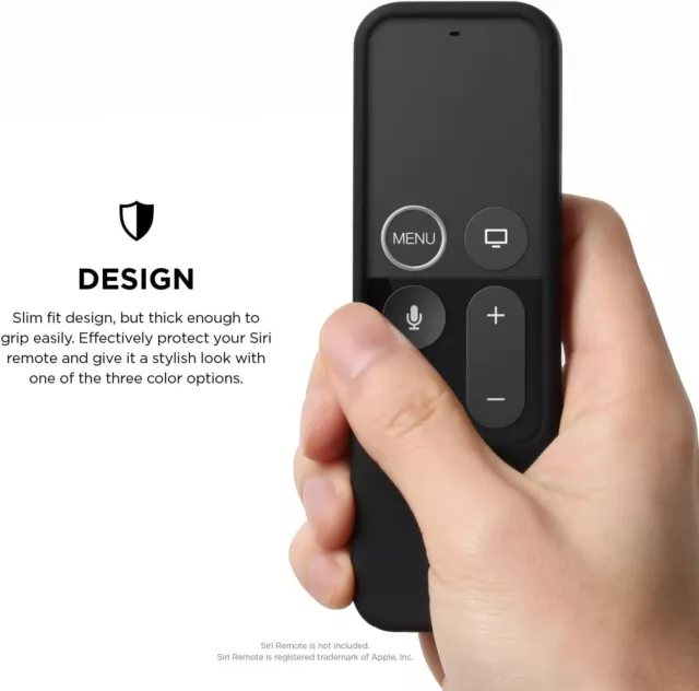 New elago Slim Apple TV Remote Cover For Apple TV 4th 4K 5th Generation Siri Rem 3