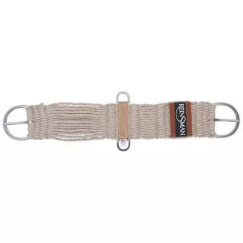 Cinch - Mohair 27 Strand Straight cinch (Tan - Size 32) by Reinsman