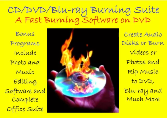 CD DVD Burner Ripper & Blue-ray Burning Ripping Studio Software Suite DVD