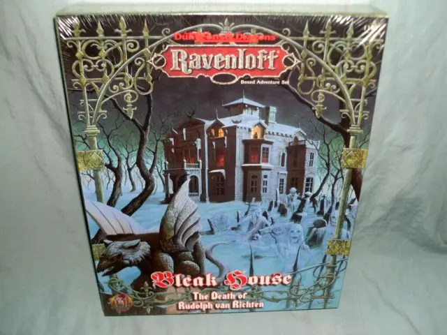 Ravenloft Bleak House The Death Of Rudolph Van Richten (Factory Sealed & Mint!!)