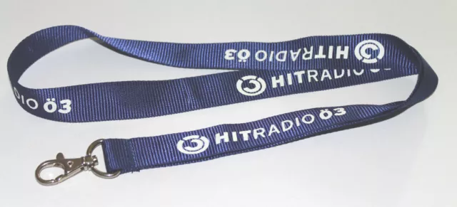 Hitradio Ö3 Schlüsselband Lanyard NEU (T168.1)