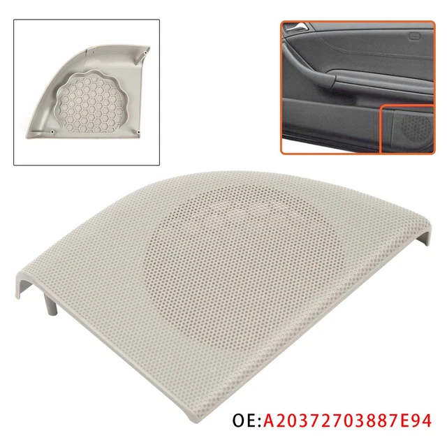 Lot De 2 Cache-haut-parleurs Arrière De Portière De Voiture, Pour Mercedes-Benz W203 Classe CLC Coupé 2 Portes 2008-2011, Classe C Coupé 2 Portes 2008-2011