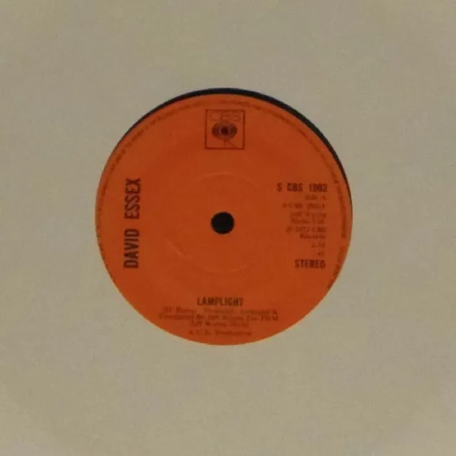 David Essex 'Lamplight' Vinyl 7" Single (S Cbs 1902)