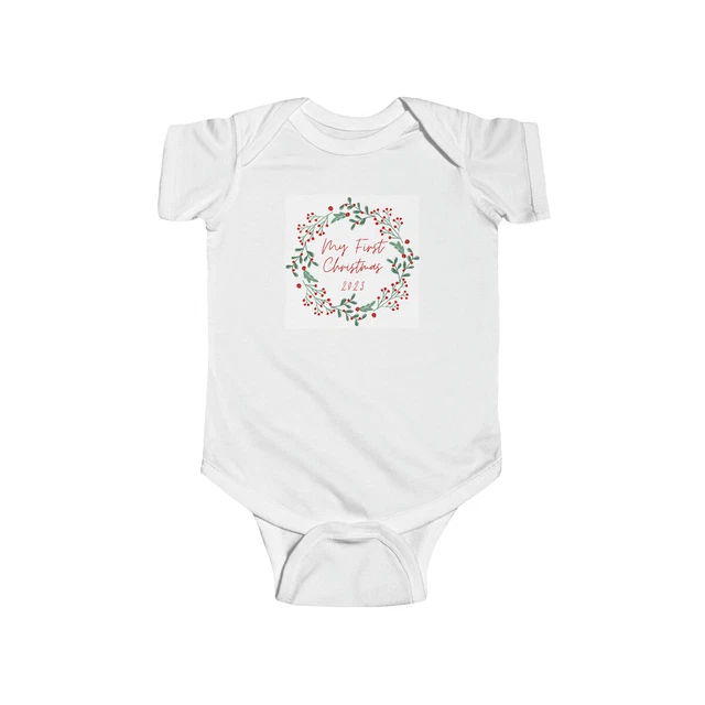 First Christmas Baby Grow Suit 1st Santa Boys Girls