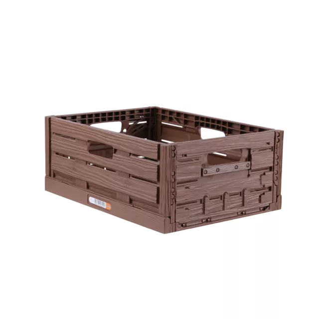 Einkaufskorb 16L mit Henkel klappbar Kiste Box Einkaufskiste Einkaufsbox :  : Küche, Haushalt & Wohnen