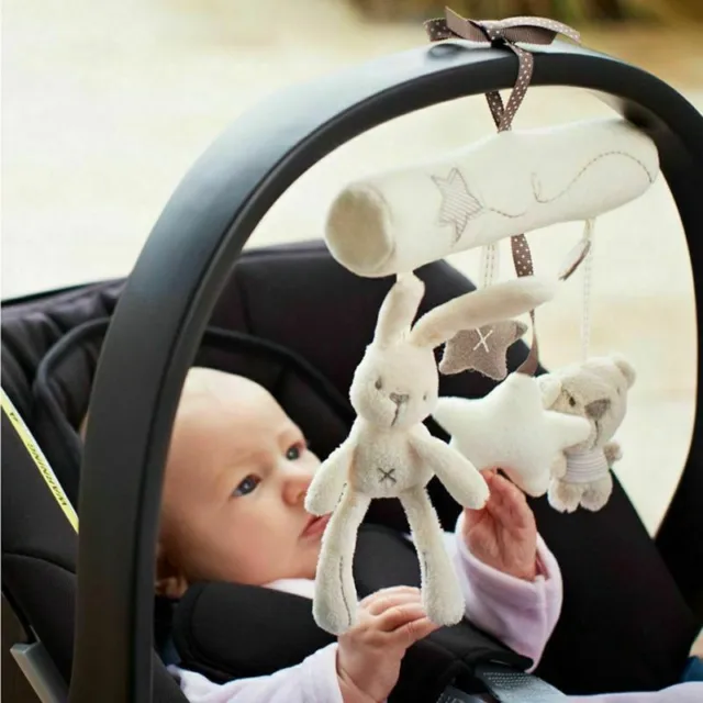 Baby Activity Spiral Stroller Car Seat Travel Lathe Hanging Toys Rattles Toy Hot