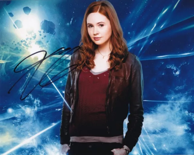 KAREN GILLAN signed Autogramm 20x25cm DOCTOR WHO in Person autograph COA